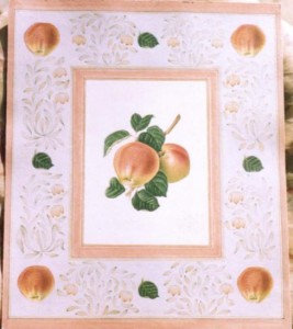 English Botanical Apple f010