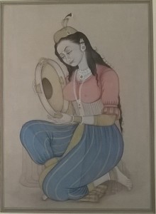 Mughal Lady with instrument moo6